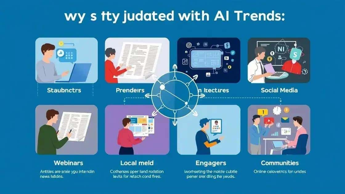 How to stay updated with AI trends