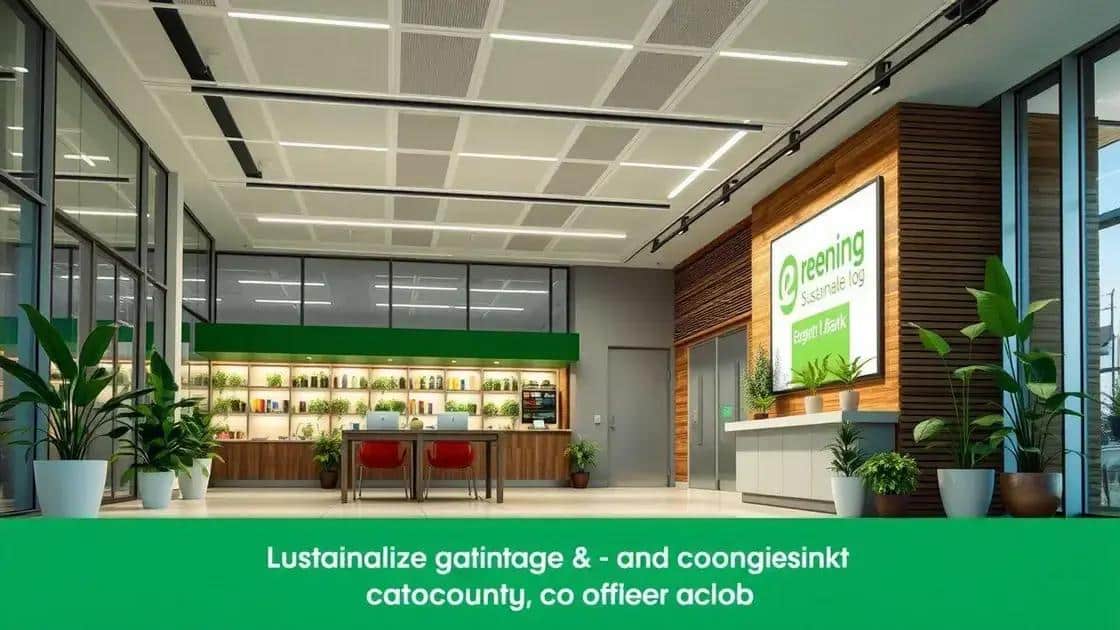 Sustainability initiatives in banking