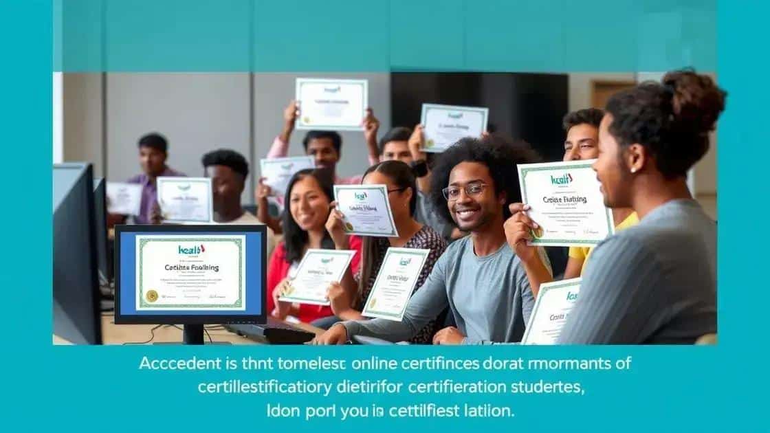 The role of certifications in online learning