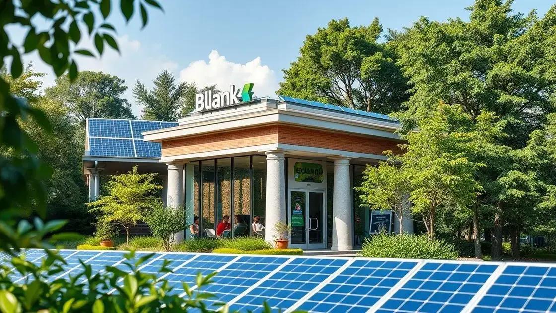 Sustainability in banking initiatives