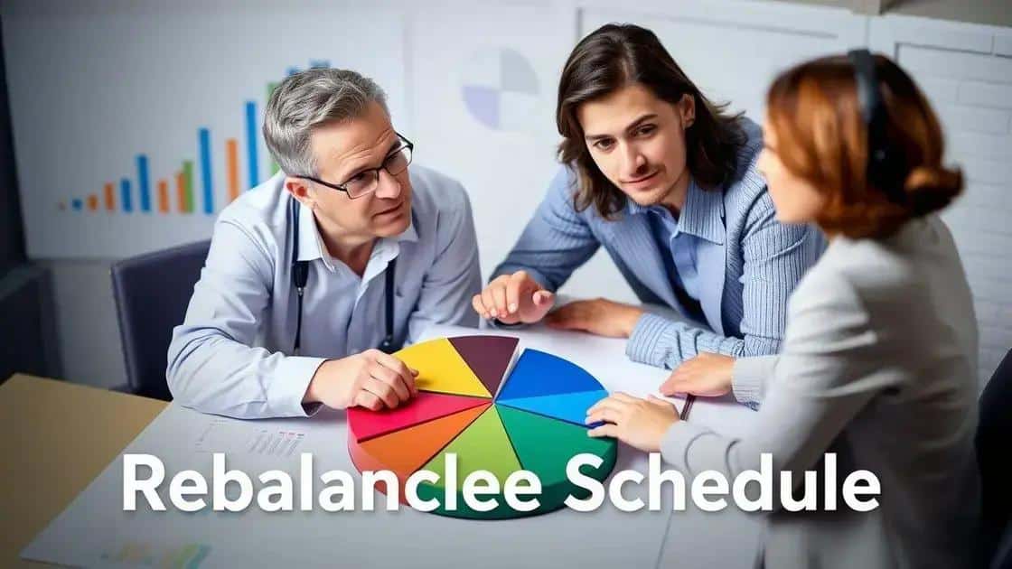 Why a rebalancing schedule matters