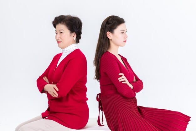 A side-by-side comparison of a K-Drama character at the beginning and end of a series. The 