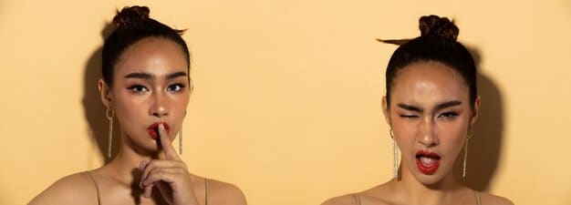 A split image showing on one side, examples of Korean fashion trends, and on the other side, popular Korean dishes and beauty products, illustrating the cultural influence of K-Dramas in the US.