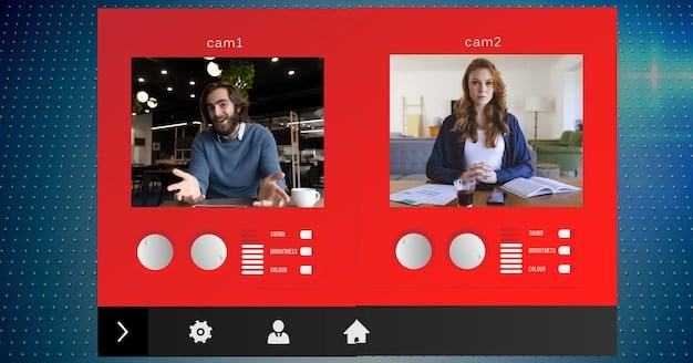 A split-screen image showing a live streaming interface on one side and an interactive content interface on the other. The live streaming side features a sports game with real-time chat and score updates. The interactive content side shows a choose-your-own-adventure story with decision options presented to the viewer.