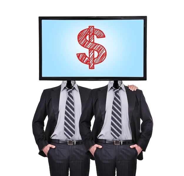 A split-screen image comparing the monthly cost of individual streaming subscriptions versus a bundled package, with a clear indication of potential savings.