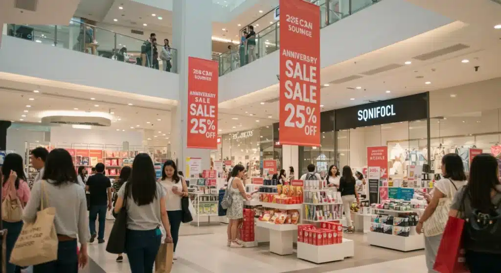 Promoções de Aniversário de Lojas 2025: Descontos de até 25% Explicados