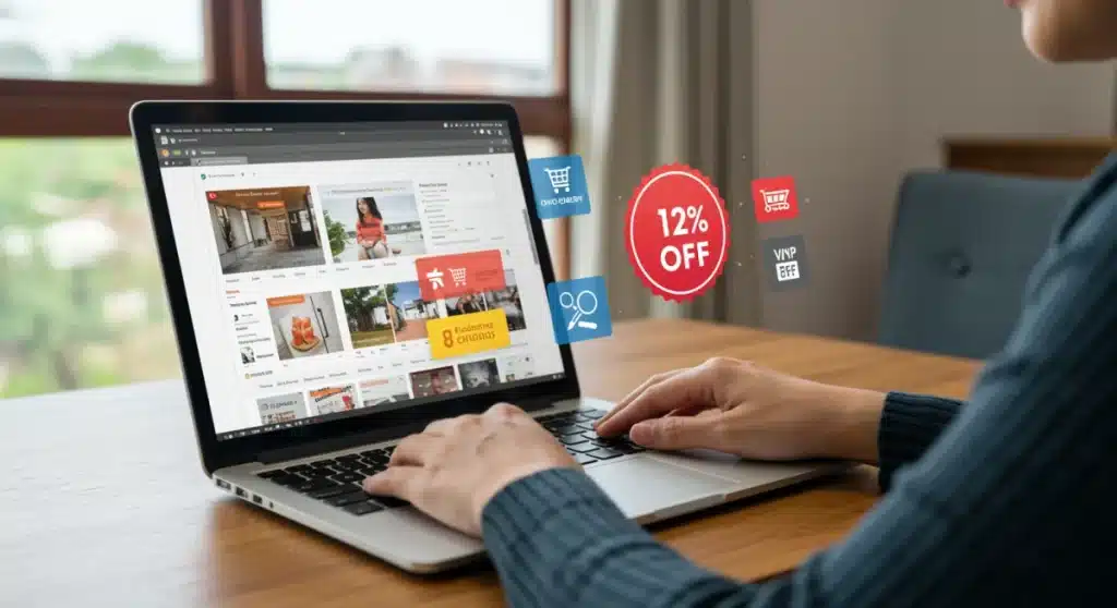 Extensões de navegador: descontos automáticos e economia de 12%