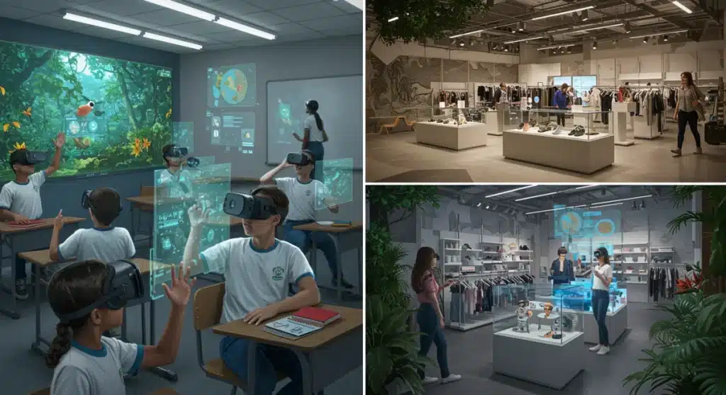 RV e RA: Revolução na Educação e Varejo Brasileiro 2025