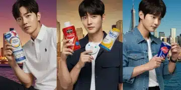 Three K-Drama actors successfully negotiating US brand endorsements, showcasing global appeal and strategic partnerships.