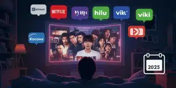 Person watching K-dramas on US streaming platforms in 2025