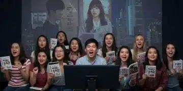 Youth engaging with K-Drama and Korean language learning