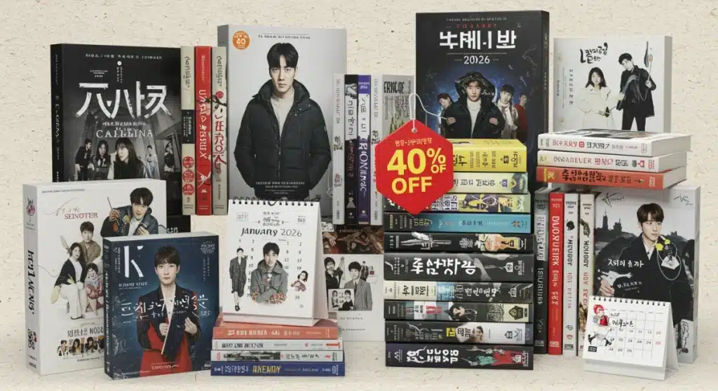 Alerta de Promoção: Box Sets K-Drama com 40% OFF em Jan/2026