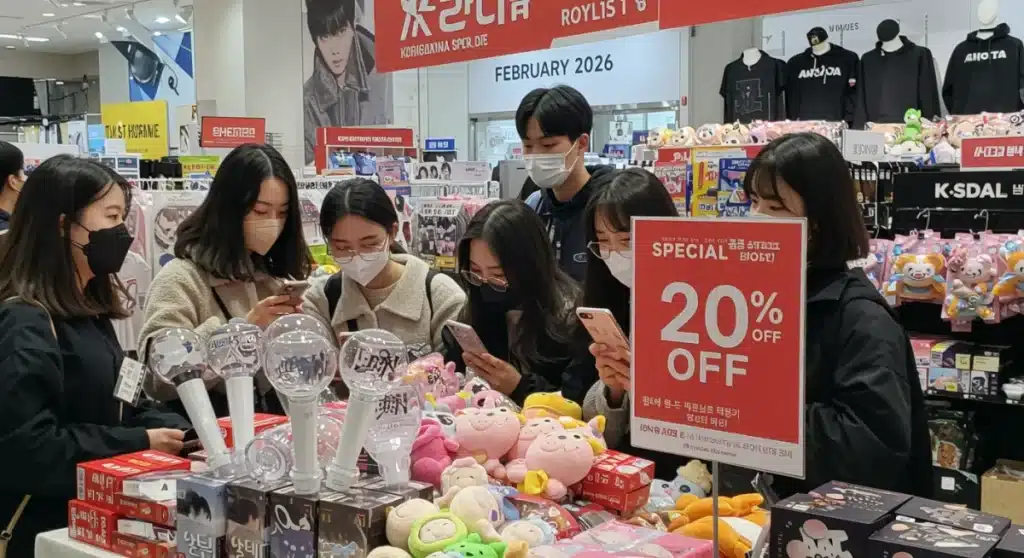 K-Drama Fevereiro 2026: Descontos de 20% em Merchandising Oficial!