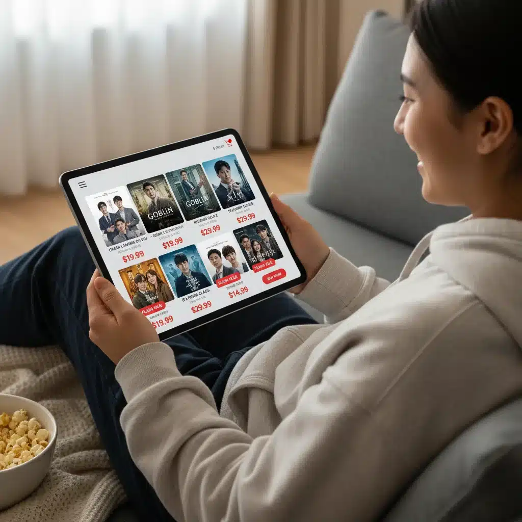 Online Shopping K-Drama Discounts