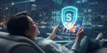 Secure K-drama streaming on a tablet with digital shield