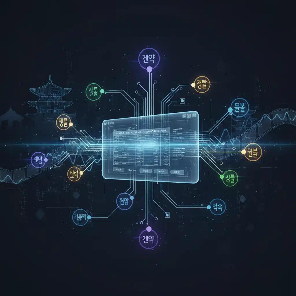 Abstract smart contract network for K-drama intellectual property