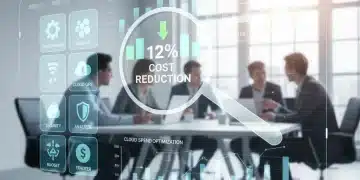Dashboard displaying 12% savings from software asset management
