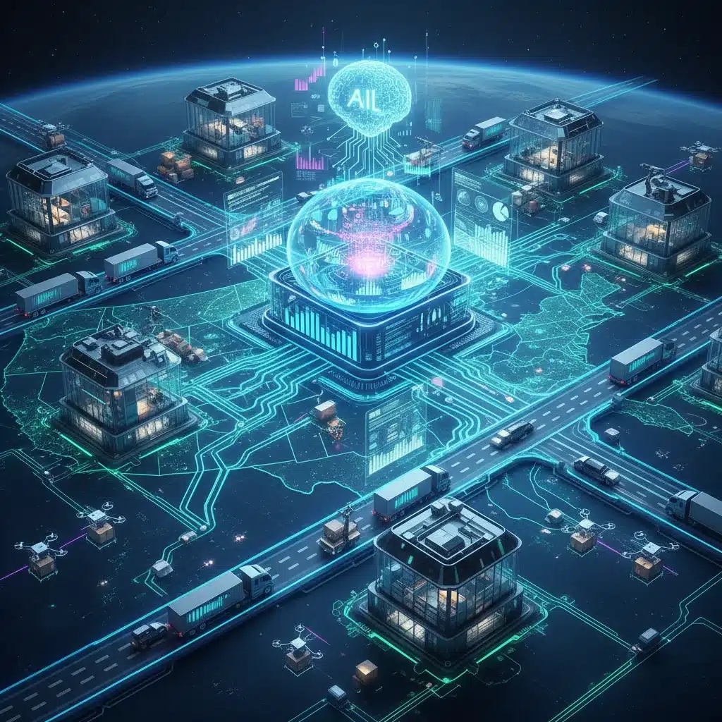AI in Supply Chain: Reduce US Logistics Costs by 15% by 2026