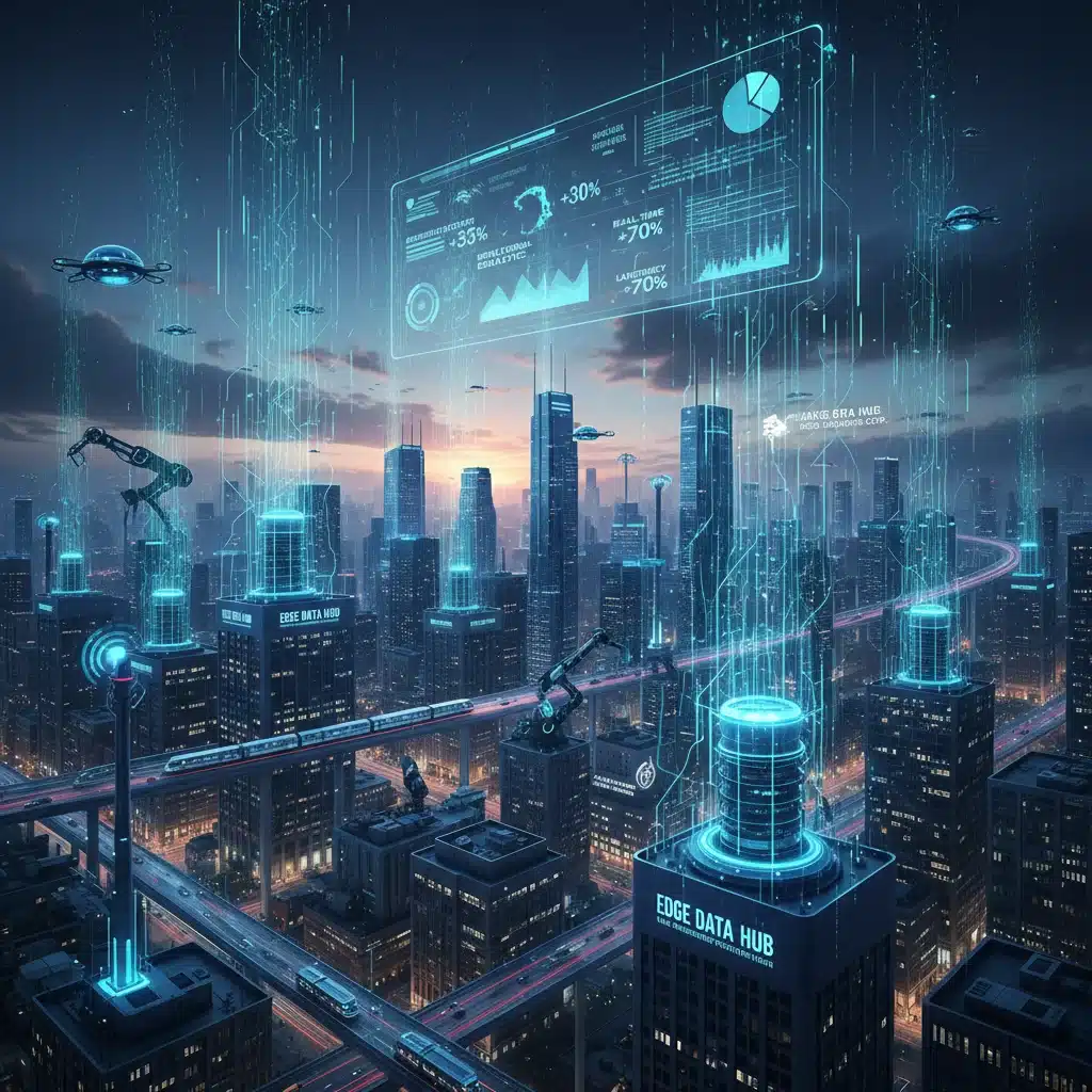 Edge Computing Advantages: Boost US Business Real-Time Data by 15% in 2026