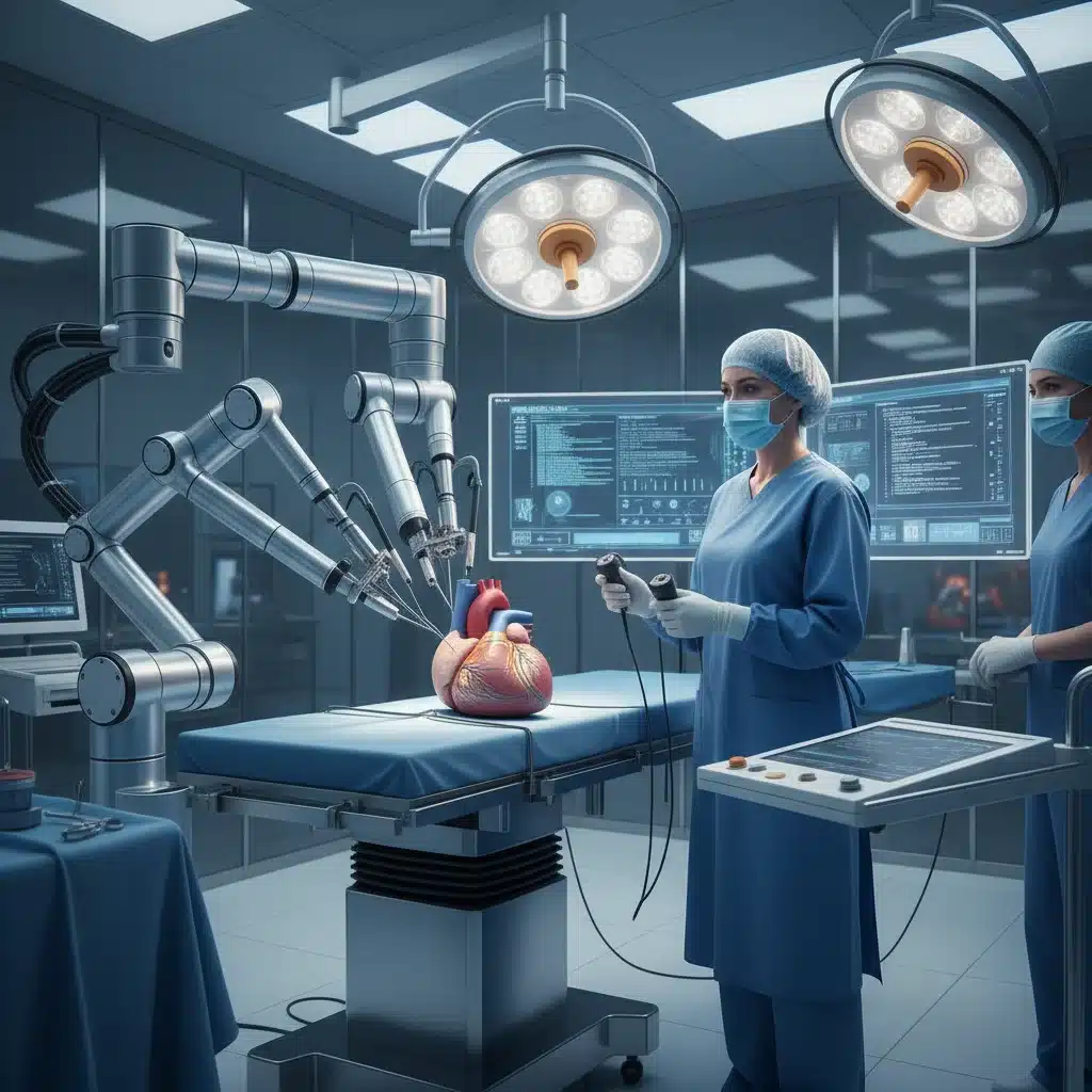 Robotic surgical assistant in operating room