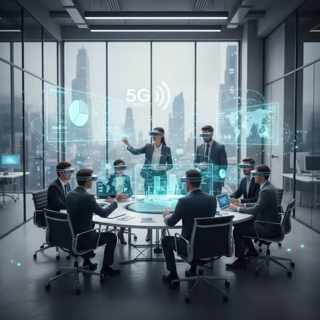 Enhanced business collaboration and innovation through 5G connectivity
