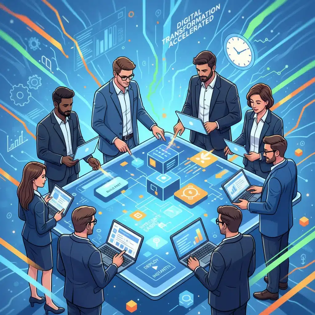 Low-Code No-Code Platforms: Accelerating Software Development by 40%