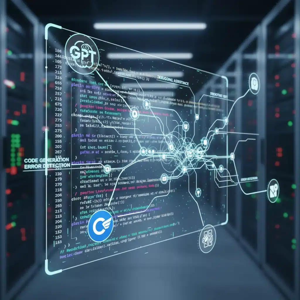 AI code generation tools enhancing developer productivity and accelerating software creation.